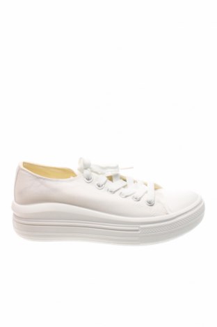 Γυναικεία παπούτσια, Μέγεθος 38, Χρώμα Λευκό, Κλωστοϋφαντουργικά προϊόντα, Τιμή 14,07 €