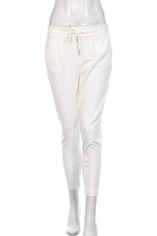 Дамски панталон ONLY, Размер M, Цвят Бял, 63% вискоза, 32% полиамид, 5% еластан, Цена 48,30 лв.