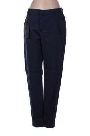 Pantaloni de femei Vero Moda, Mărime M, Culoare Albastru, 49% bumbac, 48% poliamidă, 3% elastan, Preț 194,90 Lei