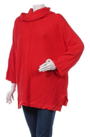 Дамски пуловер Alba Moda, Размер XXL, Цвят Червен, 55% памук, 45% вискоза, Цена 17,64 лв.