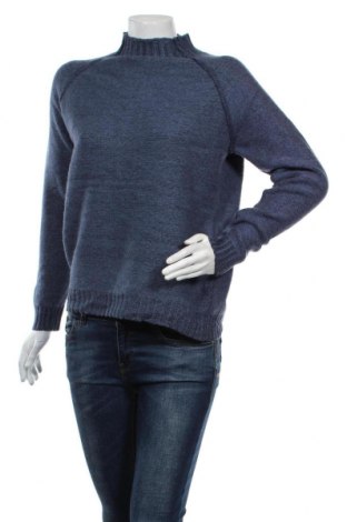 Дамски пуловер Alpha Studio, Размер L, Цвят Син, 70% вълна, 30% кашмир, Цена 32,34 лв.