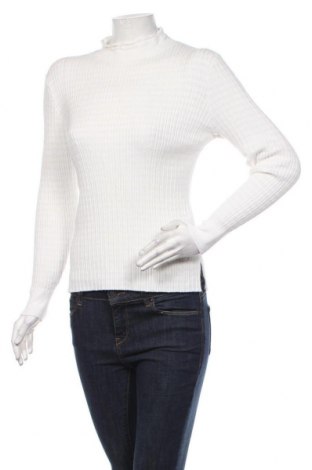 Дамски пуловер G-Star Raw, Размер L, Цвят Бял, 75% памук, 20% вискоза, 5% еластан, Цена 167,30 лв.