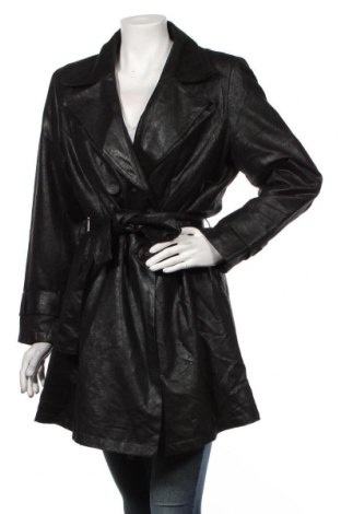 Дамски шлифер Liz Jordan, Размер L, Цвят Черен, Полиестер, Цена 100,80 лв.