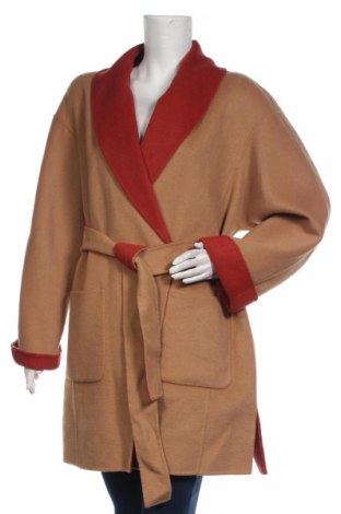 Дамско палто Comma,, Размер L, Цвят Кафяв, 45% вълна, 40% полиестер, 15% вискоза, Цена 300,30 лв.