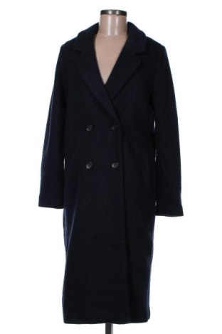 Дамско палто Monki, Размер S, Цвят Син, 50% полиестер, 39% вълна, 11% полиамид, Цена 118,30 лв.