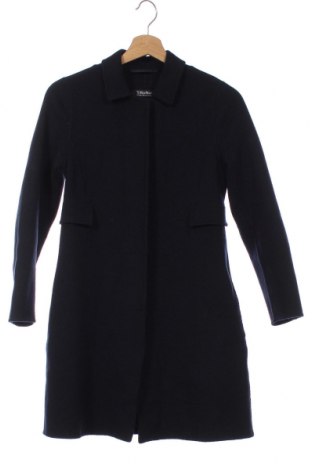 Γυναικείο παλτό 'S MAX MARA, Μέγεθος XXS, Χρώμα Μπλέ, Μαλλί, Τιμή 149,69 €