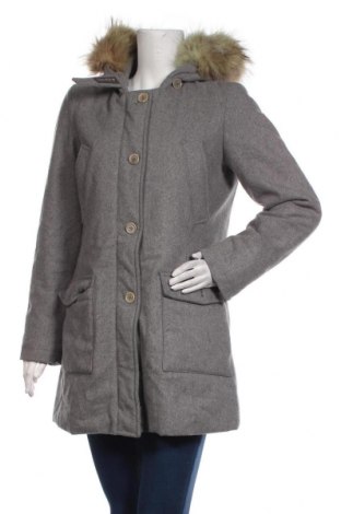 Dámsky kabát  Woolrich, Veľkosť M, Farba Sivá, Vlna, polyester, viskóza, polyamide, prírodná kožušina , Cena  88,17 €