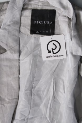 Γυναικείο σακάκι Decjuba, Μέγεθος S, Χρώμα Γκρί, Τιμή 66,25 €