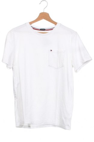 Детска тениска Tommy Hilfiger, Размер 15-18y/ 170-176 см, Цвят Бял, 93% памук, 7% еластан, Цена 31,35 лв.