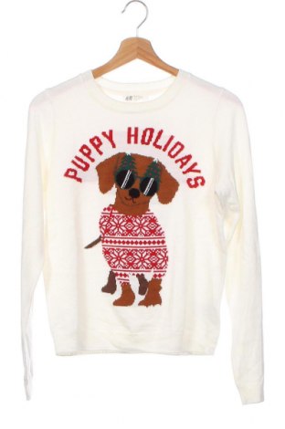 Παιδικό πουλόβερ H&M, Μέγεθος 15-18y/ 170-176 εκ., Χρώμα Λευκό, Ακρυλικό, Τιμή 11,04 €