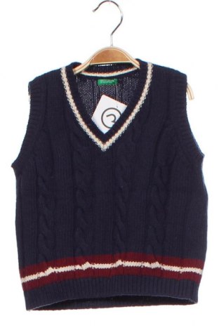 Παιδικό πουλόβερ United Colors Of Benetton, Μέγεθος 4-5y/ 110-116 εκ., Χρώμα Μπλέ, 80% μαλλί, 20% πολυαμίδη, Τιμή 18,84 €