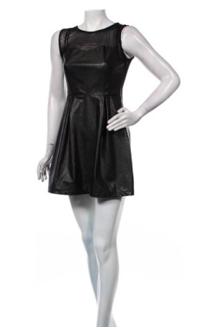 Кожена рокля Ax Paris, Размер M, Цвят Черен, Еко кожа, Цена 16,40 лв.
