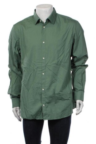 Мъжка риза S.Oliver, Размер XXL, Цвят Зелен, Памук, Цена 34,00 лв.