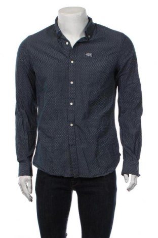 Ανδρικό πουκάμισο Superdry, Μέγεθος L, Χρώμα Μπλέ, Βαμβάκι, Τιμή 10,39 €