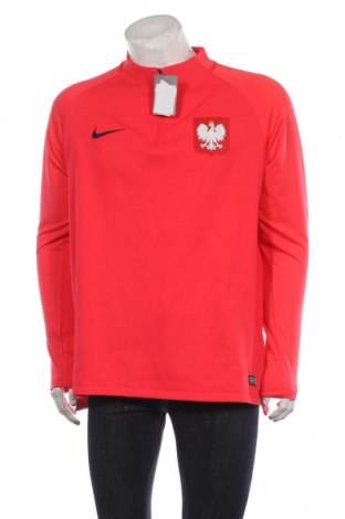 Мъжка спортна блуза Nike, Размер XL, Цвят Червен, Полиестер, Цена 89,25 лв.