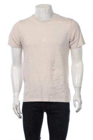 Мъжка тениска Air Jordan Nike, Размер M, Цвят Бежов, Памук, Цена 58,80 лв.