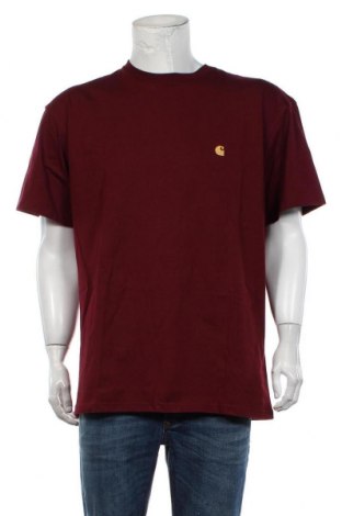 Мъжка тениска Carhartt, Размер XL, Цвят Червен, Памук, Цена 59,25 лв.