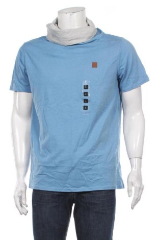 Мъжка тениска Jean Pascale, Размер L, Цвят Син, 60% памук, 40% полиестер, Цена 12,60 лв.