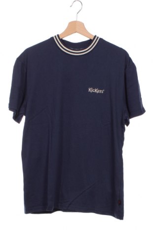 Мъжка тениска Kickers, Размер XS, Цвят Син, Цена 17,25 лв.