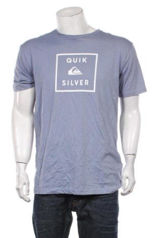 Tricou de bărbați Quiksilver, Mărime L, Culoare Albastru, Bumbac, Preț 74,90 Lei