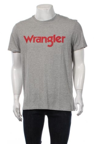Pánské tričko  Wrangler, Velikost L, Barva Šedá, 90% bavlna, 10% viskóza, Cena  750,00 Kč
