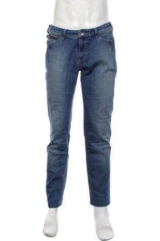 Мъжки дънки Armani Jeans, Размер L, Цвят Син, 98% памук, 2% еластан, Цена 50,57 лв.