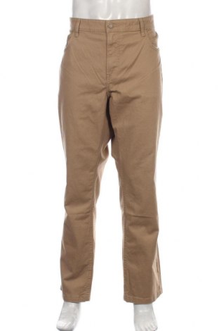 Pantaloni de bărbați C&A, Mărime XXL, Culoare Bej, 99% bumbac, 1% elastan, Preț 158,88 Lei