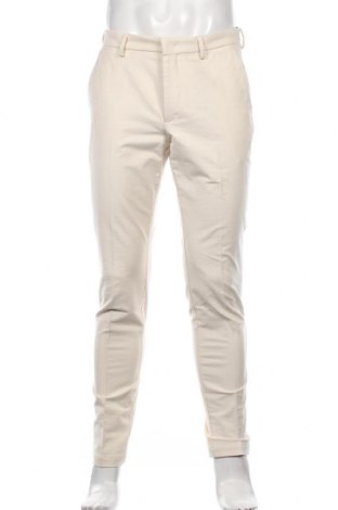 Pantaloni de bărbați Hugo Boss, Mărime M, Culoare Bej, 51% bumbac, 47% modal, 2% elastan, Preț 1.181,75 Lei