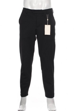Pantaloni de bărbați Les Deux, Mărime L, Culoare Negru, 63% poliester, 32% viscoză, 5% elastan, Preț 196,38 Lei