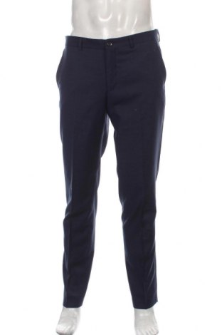 Pánské kalhoty  Premium By Jack & Jones, Velikost L, Barva Modrá, 77% polyester, 22% vlna, 1% elastan, Cena  313,00 Kč
