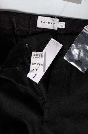 Ανδρικό παντελόνι Topman, Μέγεθος M, Χρώμα Μαύρο, Τιμή 3,67 €