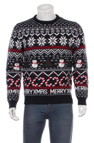 Мъжки пуловер Alcott, Размер M, Цвят Син, 89% акрил, 11% вълна, Цена 21,60 лв.
