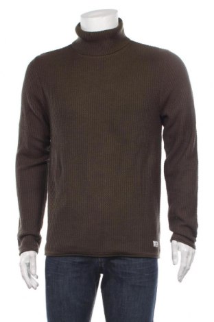 Мъжки пуловер Premium By Jack & Jones, Размер L, Цвят Зелен, 50% акрил, 50% памук, Цена 62,30 лв.