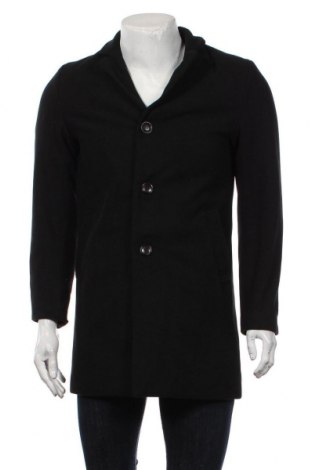 Pánský kabát  Nominal, Velikost S, Barva Černá, 95% polyester, 5% vlna, Cena  941,00 Kč