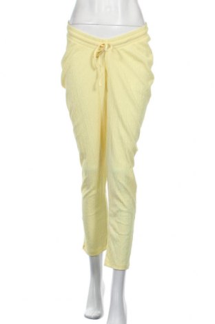 Панталон за бременни ASOS Maternity, Размер M, Цвят Жълт, 99% полиестер, 1% еластан, Цена 40,42 лв.