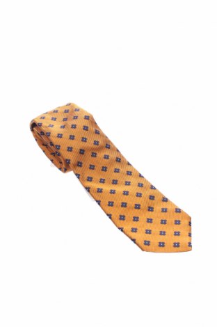 Вратовръзка Hackett, Цвят Жълт, Коприна, Цена 111,75 лв.