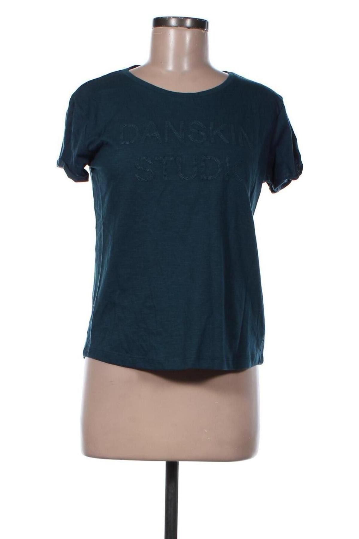 Γυναικείο t-shirt Danskin, Μέγεθος S, Χρώμα Μπλέ, 62% βαμβάκι, 38% πολυεστέρας, Τιμή 9,28 €