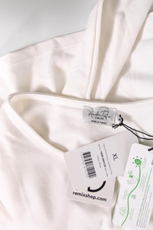 Γυναικεία μπλούζα Anika Teller x NA-KD, Μέγεθος XL, Χρώμα Λευκό, Τιμή 2,60 €