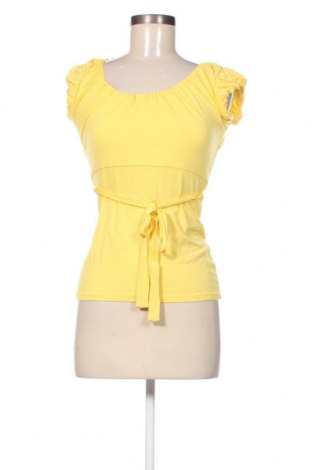 Γυναικεία μπλούζα Comma,, Μέγεθος XS, Χρώμα Κίτρινο, Τιμή 11,25 €