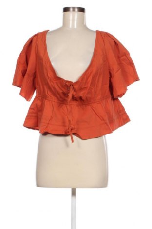 Дамска блуза Fashion Union, Размер XL, Цвят Кафяв, Цена 5,76 лв.