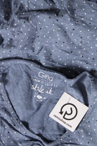 Дамска блуза Gina, Размер S, Цвят Син, Цена 3,61 лв.