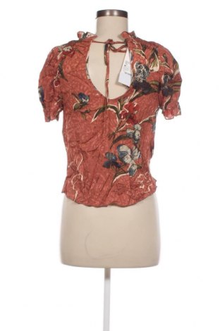 Дамска блуза Misha, Размер XS, Цвят Кафяв, Цена 5,04 лв.