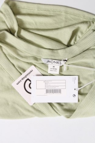 Γυναικεία μπλούζα Monki, Μέγεθος M, Χρώμα Πράσινο, Τιμή 7,10 €