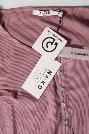Γυναικεία μπλούζα NA-KD, Μέγεθος L, Χρώμα Βιολετί, Τιμή 4,45 €