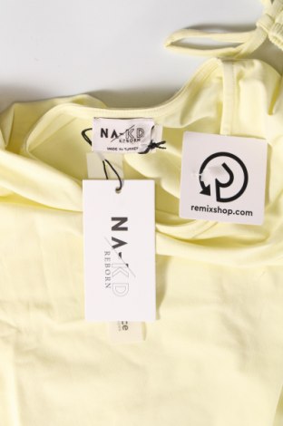 Дамска блуза NA-KD, Размер M, Цвят Жълт, Цена 72,00 лв.
