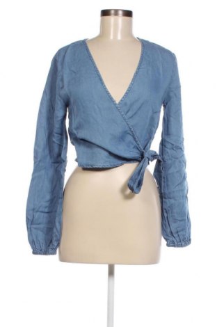 Γυναικεία μπλούζα Pull&Bear, Μέγεθος S, Χρώμα Μπλέ, Τιμή 3,52 €