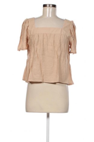 Дамска блуза SHEIN, Размер S, Цвят Бежов, Цена 5,58 лв.
