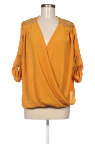 Damen Shirt Vanille & Chocolat, Größe S, Farbe Gelb, Preis 4,63 €