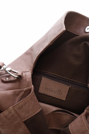 Дамска чанта Minelli, Цвят Кафяв, Цена 148,00 лв.