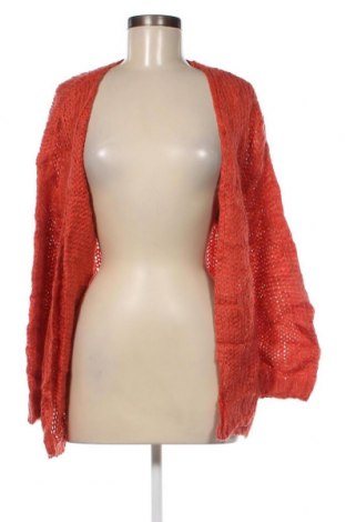 Damen Strickjacke, Größe S, Farbe Orange, Preis 2,22 €
